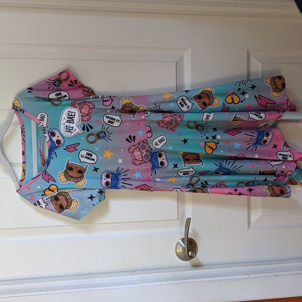 Girls LOL multicolor dress